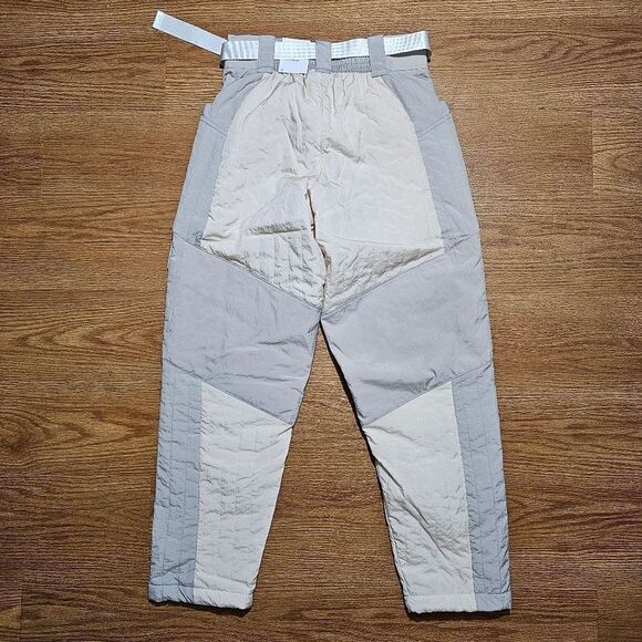 Air Jordan Cozy Girl Utility Puffer Pants Women's S Synthetic-Fill Belted Grey - Picture 12 of 15